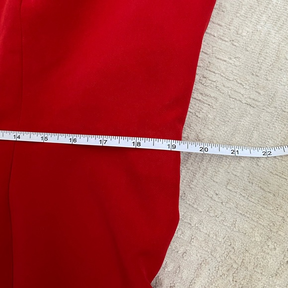 NWT City Chic Iliana Dress in Cherry Size 18 Red with Crystal Flower Detail - Picture 10 of 16